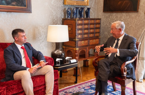 Tiago Oliveira e Marcelo Rebelo de Sousa
