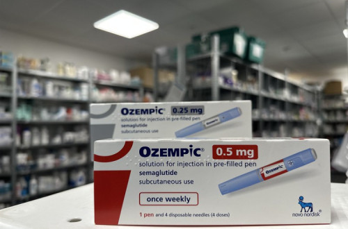 Caixas de Ozempic.