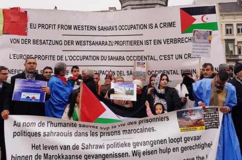 Protesto de saharauis 