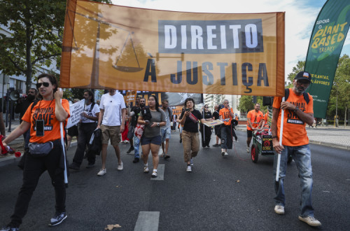 Marcha pelos direitos de todos os animais em Lisboa.