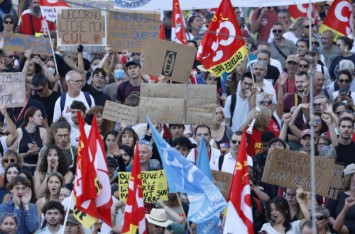Manifestação em Montpellier