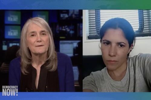 Amy Goodman e Mariana Mortágua