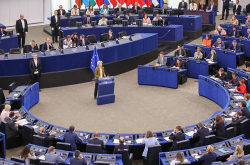 Debate do Estado da União Europeia no Parlamento Europeu.