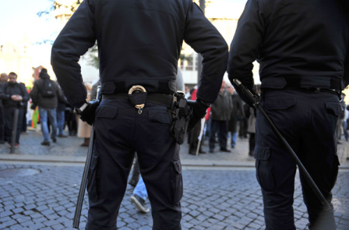 Polícia. Foto de Paulete Matos.