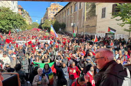 Greve geral em Itália.