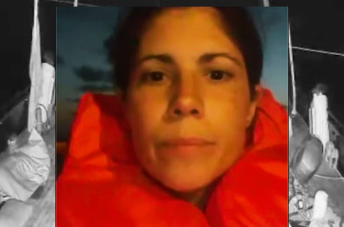 Mariana Mortágua no barco Adara