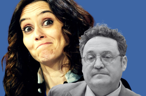 Isabel Díaz Ayuso e Álvaro Garcia Ortiz