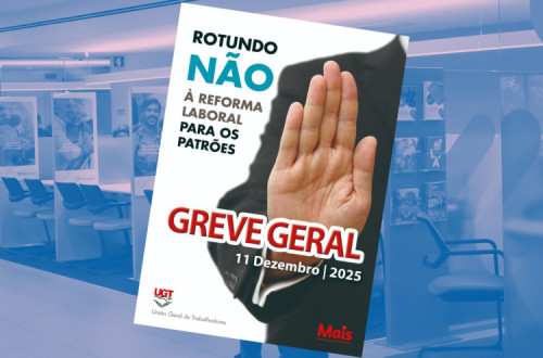 cartaz UGT greve geral
