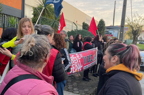 Piquete na Huber Tricot, Santa Maria da Feira