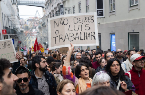 Manifestação da greve geral em Lisboa