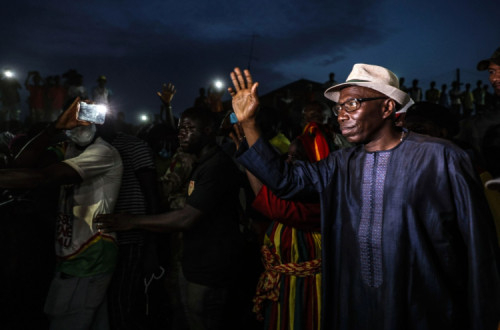 Domingos Simões Pereira em campanha em 2023