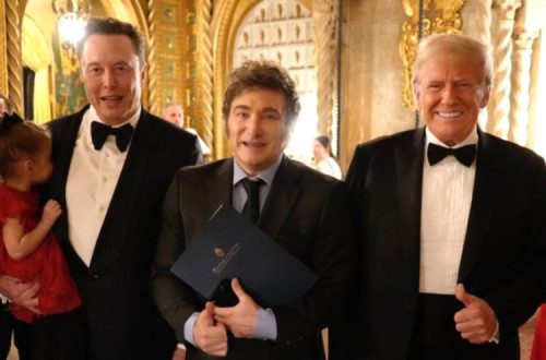 Elon Musk, Javier Milei e Donald Trump