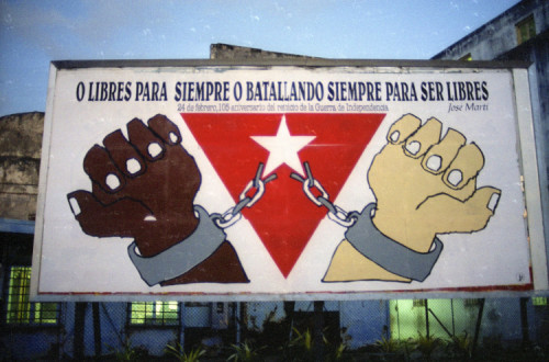 cartaz em Havana