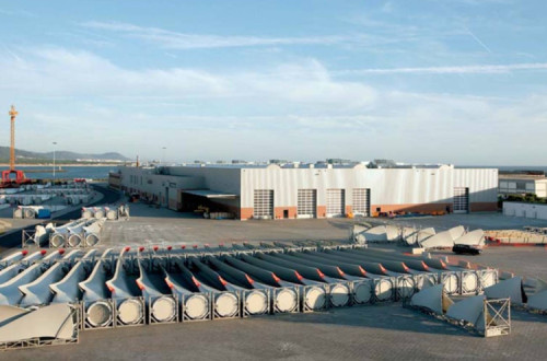 Fábrica da Enercom no parque empresarial de Lanheses, em Viana do Castelo