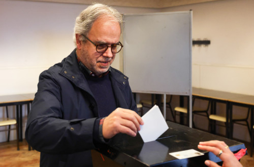 José Manuel Pureza votou em Coimbra na manhã deste domingo.