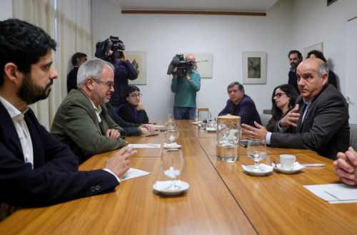 Reunião entre Bloco de Esquerda e PCP.