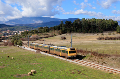 Linha da Beira Baixa em Alcaria (Fundão)