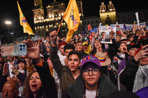 Comício do Pacto Histórico em Bogotá