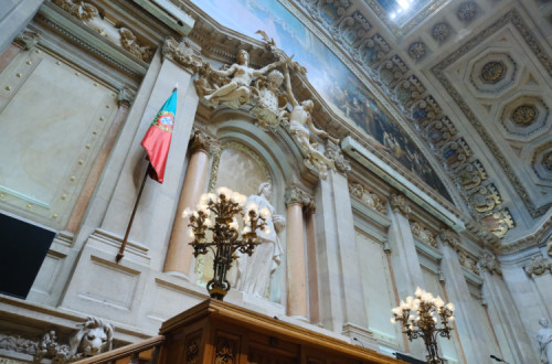 Sala do plenário da Assembleia da República