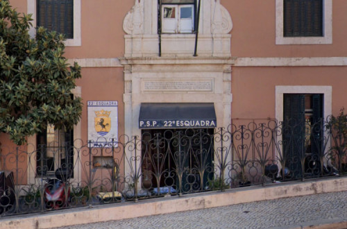 22ª Esquadra da PSP no Rato, em Lisboa. 