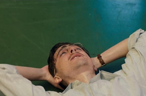 Timothée Chalamet no filme Marty Supreme.