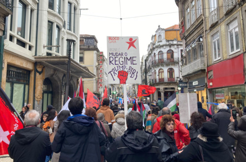 Manifestação no Porto