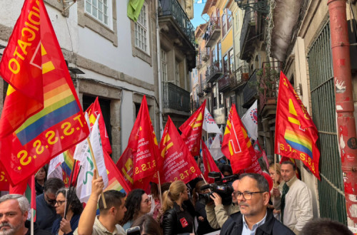 Concentração dos trabalhadores das IPSS no Porto