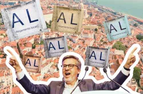 Carlos Moedas e placas de AL