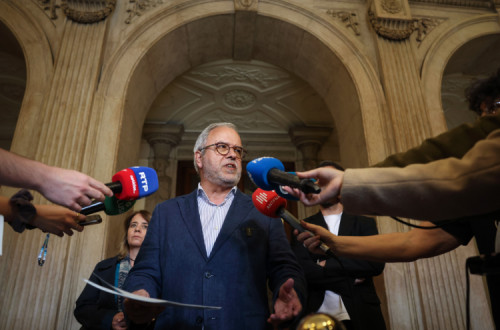 Catarina Martins, José Manuel Pureza e Fabian Figueiredo