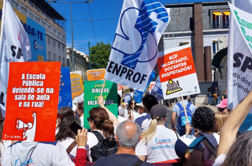 Manifestação da Fenprof em Lisboa