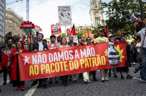 Manifestação do 1º de Maio no Porto