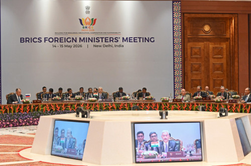 Reunião dos ministros dos Negócios Estrangeiros dos BRICS na India