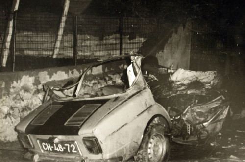 carro do padre Max alvo de atentado bombista