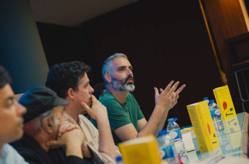 Manuel Afonso na apresentação do livro em Viseu.