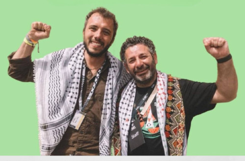 Thiago Ávila e Saif Abu Keshek