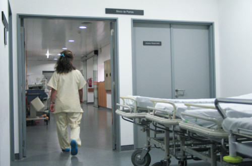 corredor de hospital