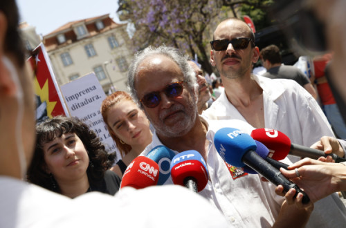 José Manuel Pureza na manifestação da greve geral em Lisboa