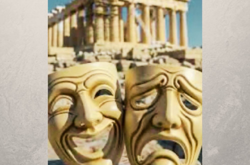 máscaras em Atenas
