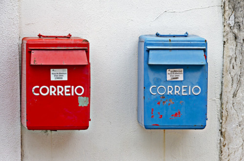 caixas de correio