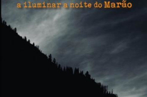 Capa do livro Uma bomba a iluminar a noite do Marão.