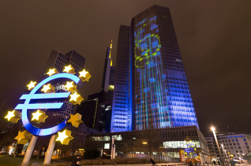 Foto do edifício do Banco Central Europeu. Foto ECB/Flickr.
