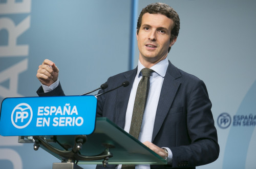 Pablo Casado, líder do Partido Popular.