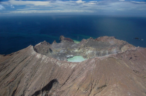 Vulcão em White Island, Nova Zelândia. Foto de Krzysztof Belczyński/Flickr.