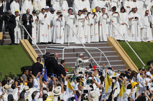 Visita do papa Francisco ao Chile em janeiro de 2018. 