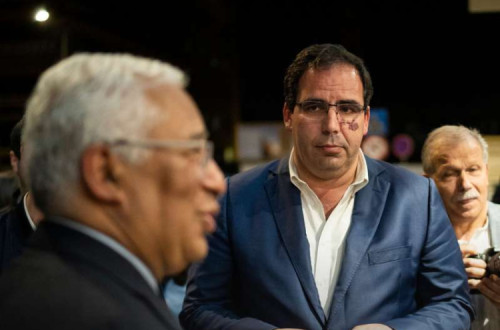 Patrocínio Azevedo com António Costa
