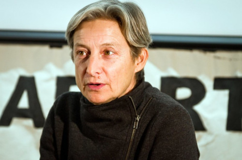 Judith Butler. Foto de Andrew Rusk/Imagens Portal SESCSP/Flickr.