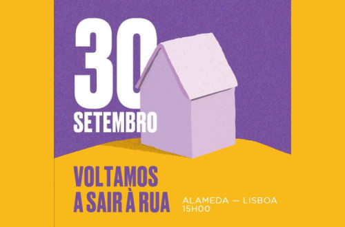 Cartaz da manifestação