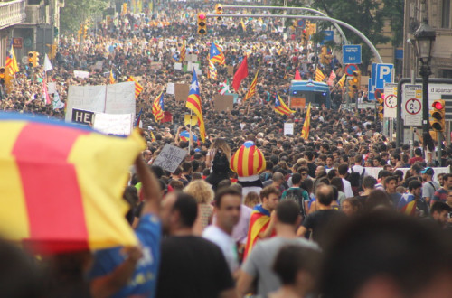 Manifestação pós referendo de 1 de outubro