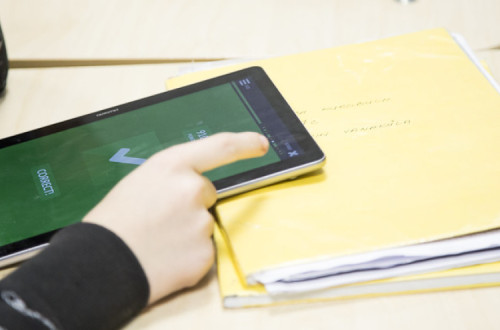 Tablet na sala de aula