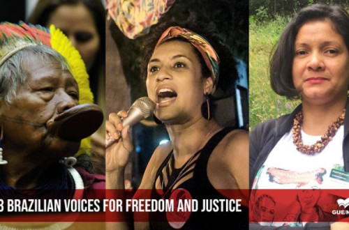 Marisa apresenta candidatura de Marielle, Claudilice e Raoni ao Prémio Sakharov